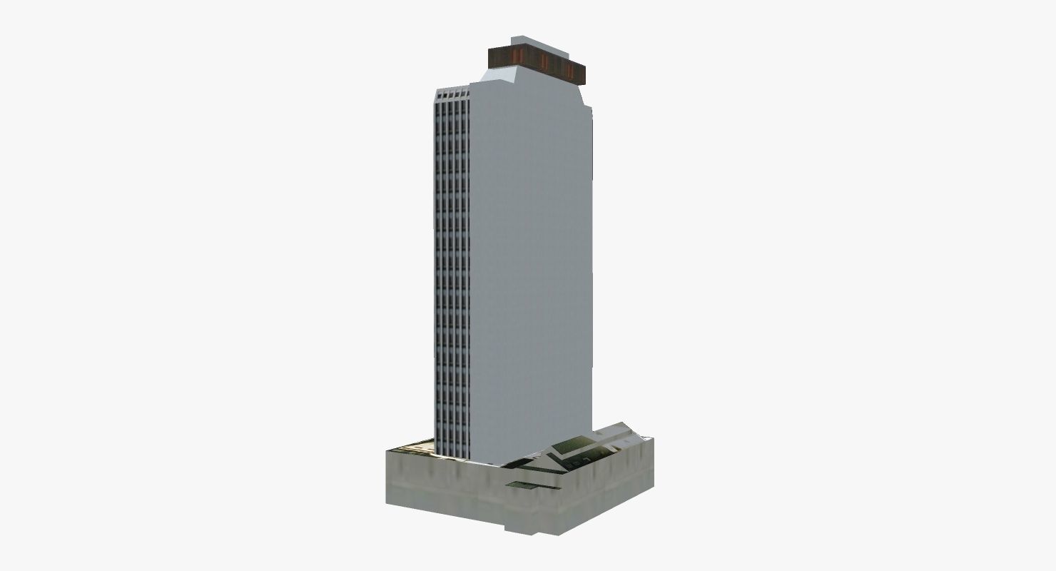 344 Queen Street Low-poly 3D model_4
