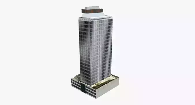 344 Queen Street Low-poly 3D model