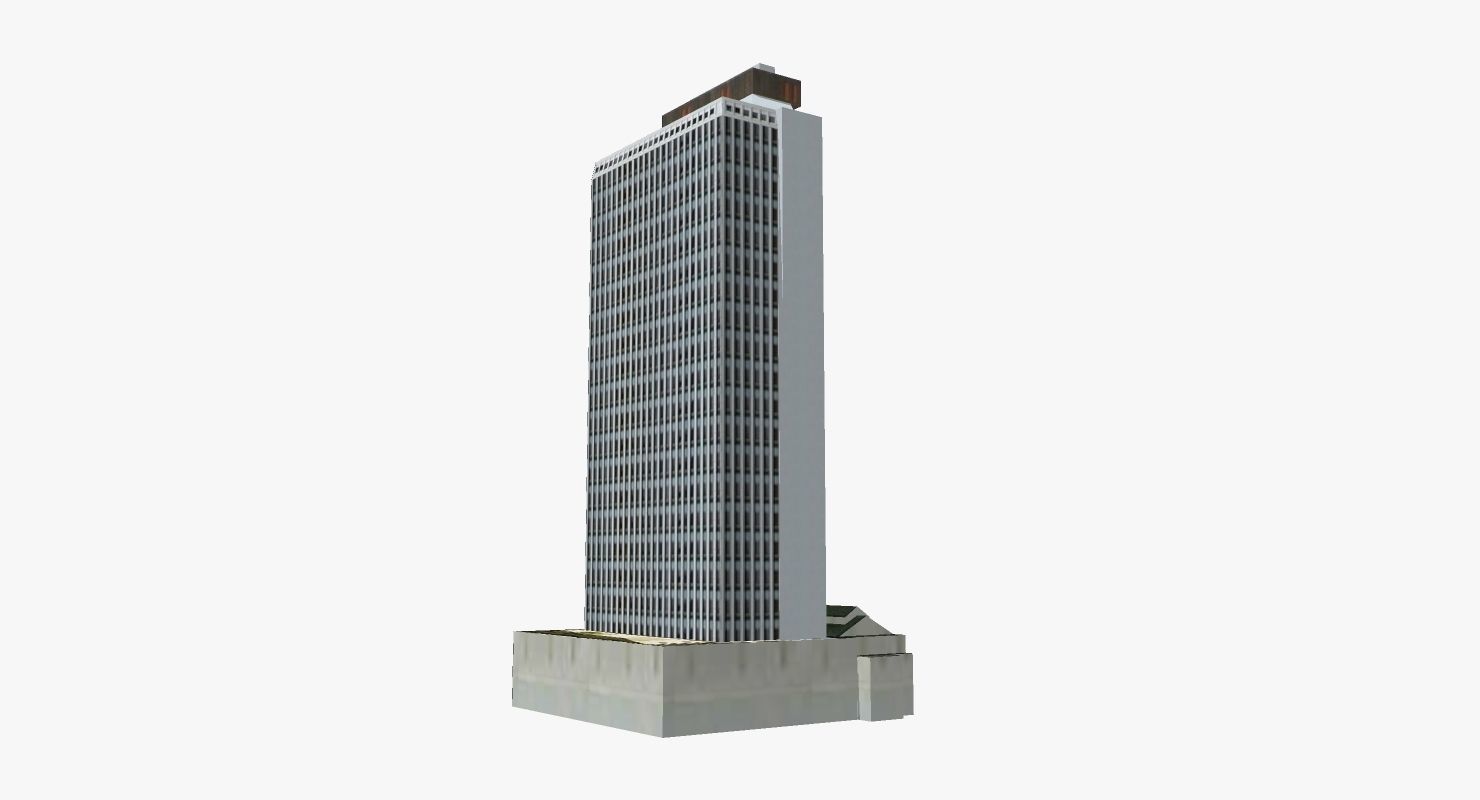 344 Queen Street Low-poly 3D model_6