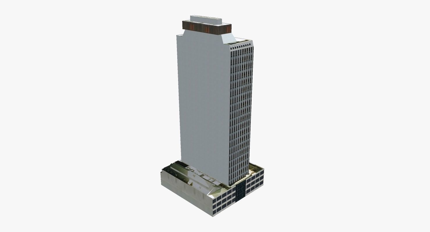 344 Queen Street Low-poly 3D model_2
