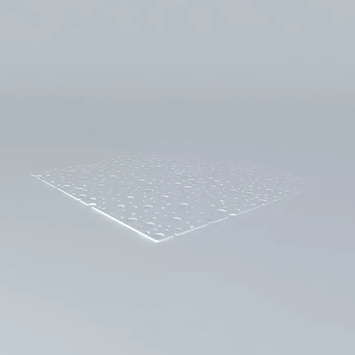 Aluminium Panel Decor 3D model_0