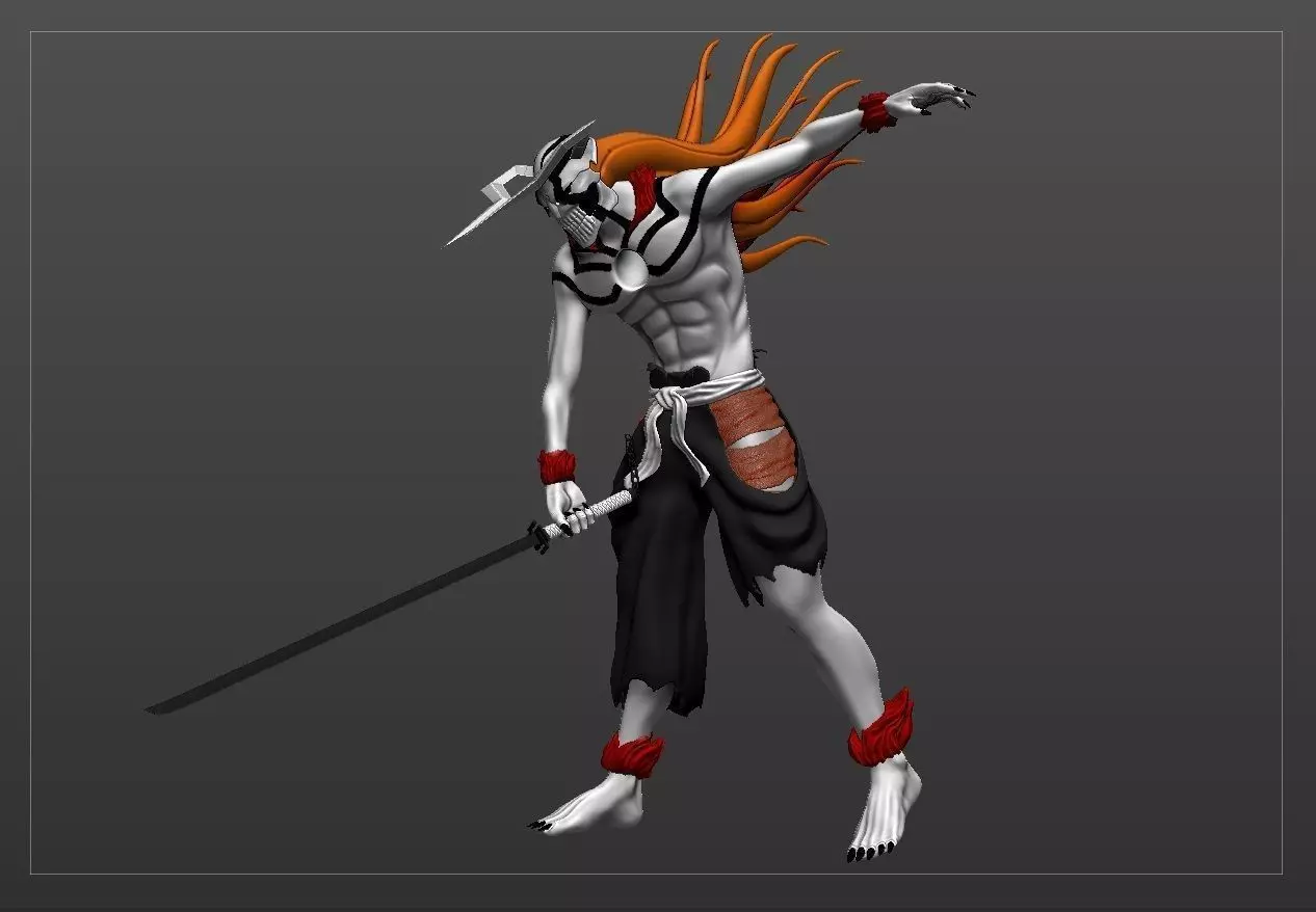 Ichigo Hollow Vs Ulquiorra Ressurection Free 3D print model