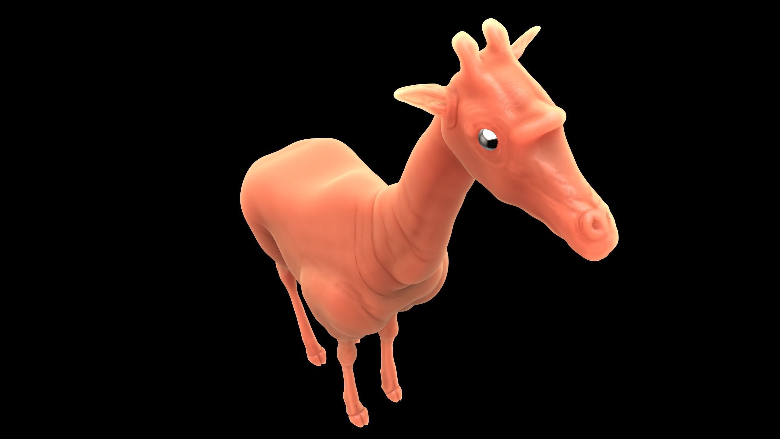 Giraf Sculpt 3D model_3