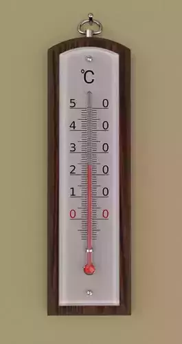 Room thermometer Free 3D model
