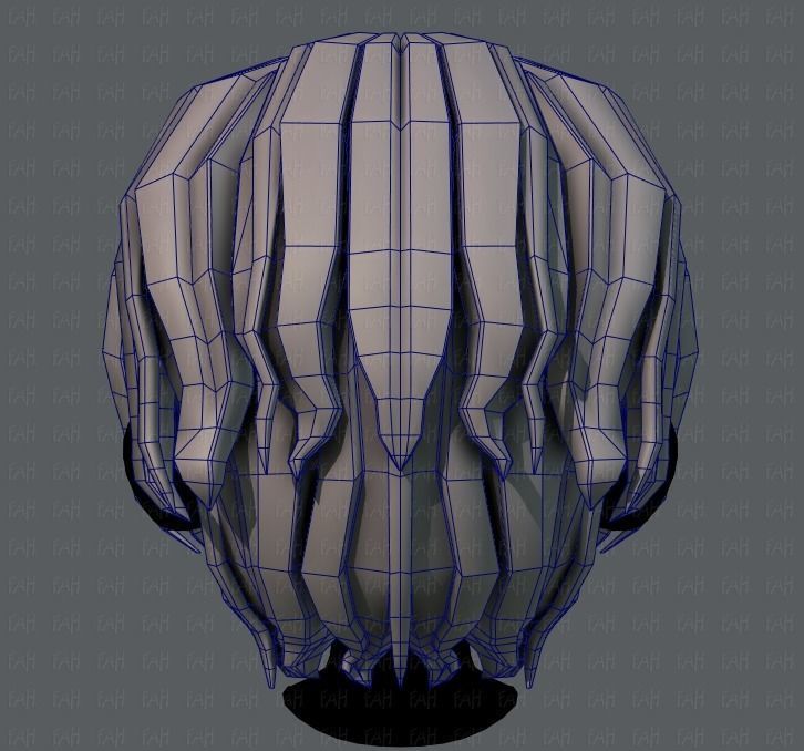 3D Hair style for boy V57 Low-poly 3D model_29