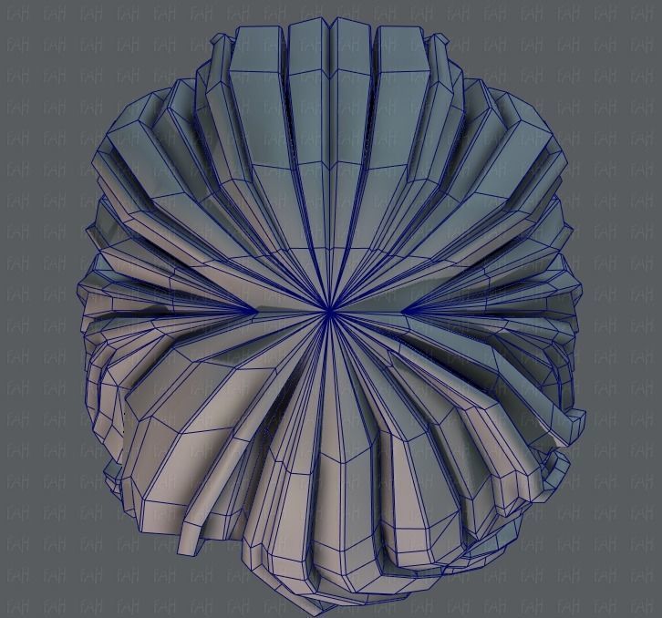 3D Hair style for boy V57 Low-poly 3D model_36