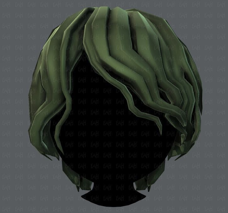 3D Hair style for boy V57 Low-poly 3D model_17