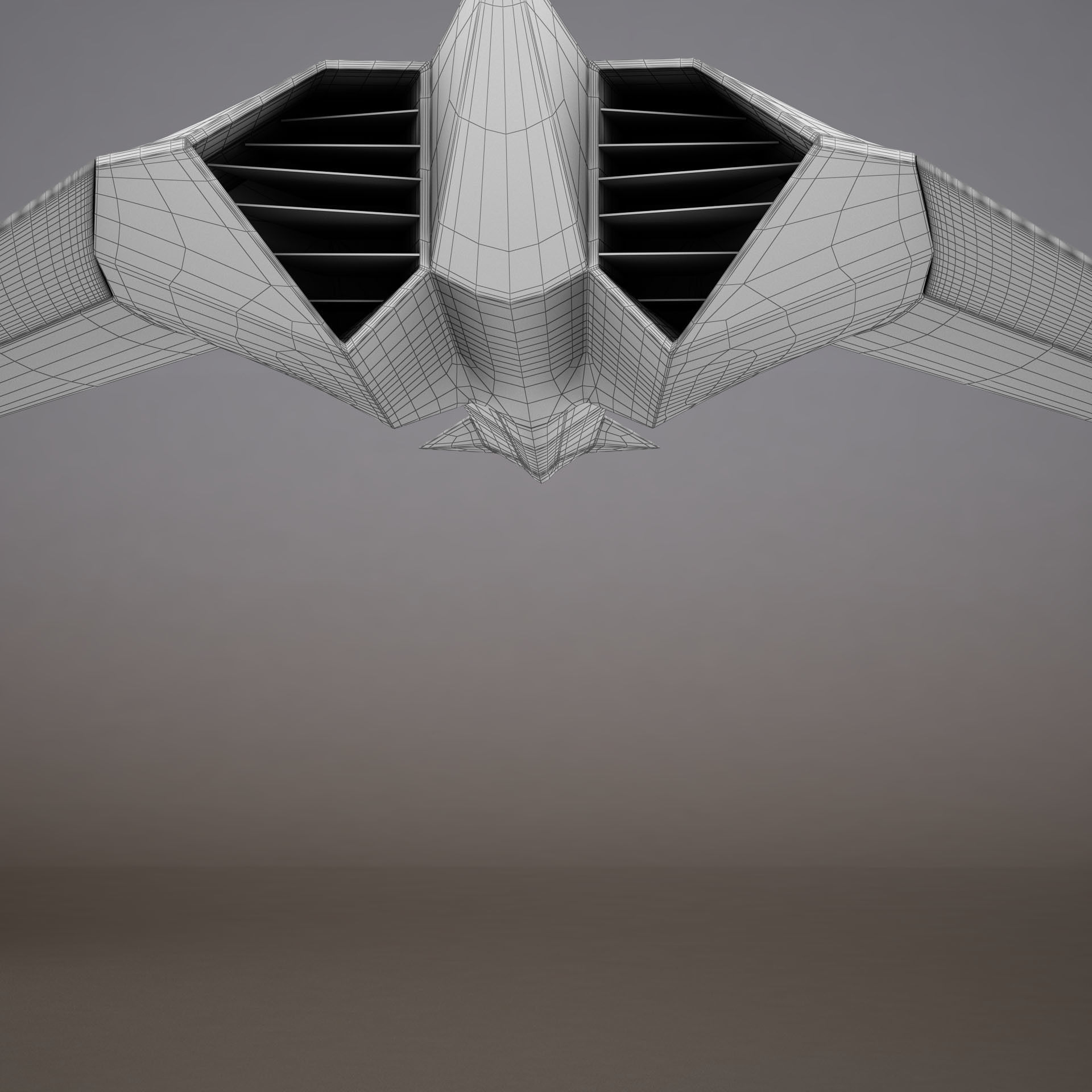 HD Spaceship 3D model_23