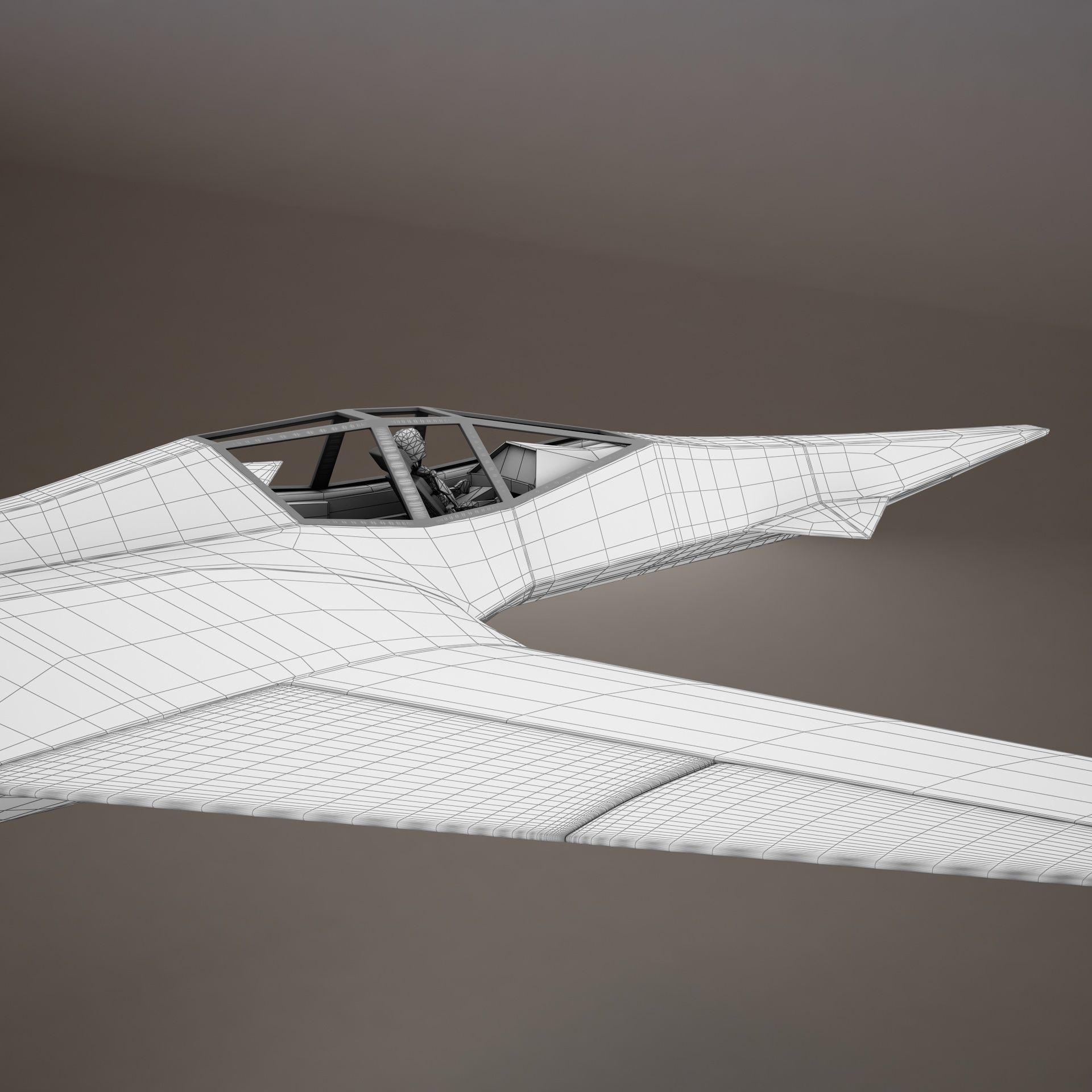 HD Spaceship 3D model_32