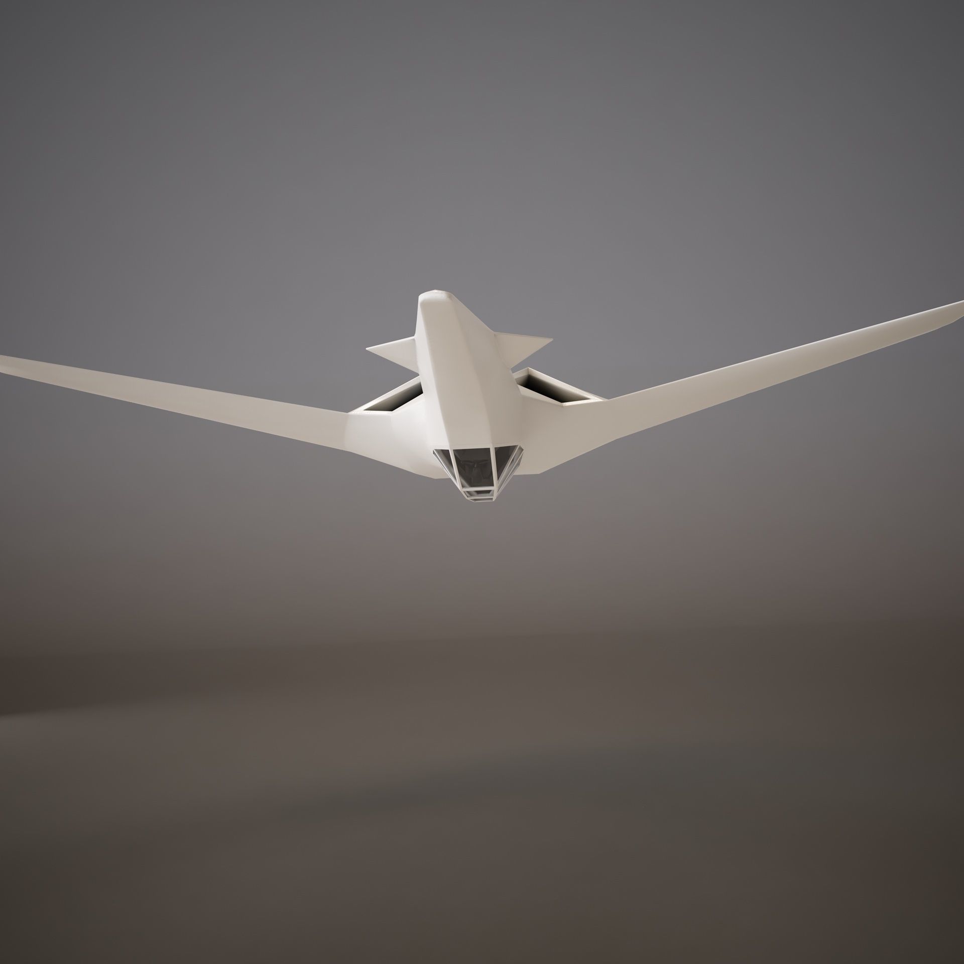 HD Spaceship 3D model_12