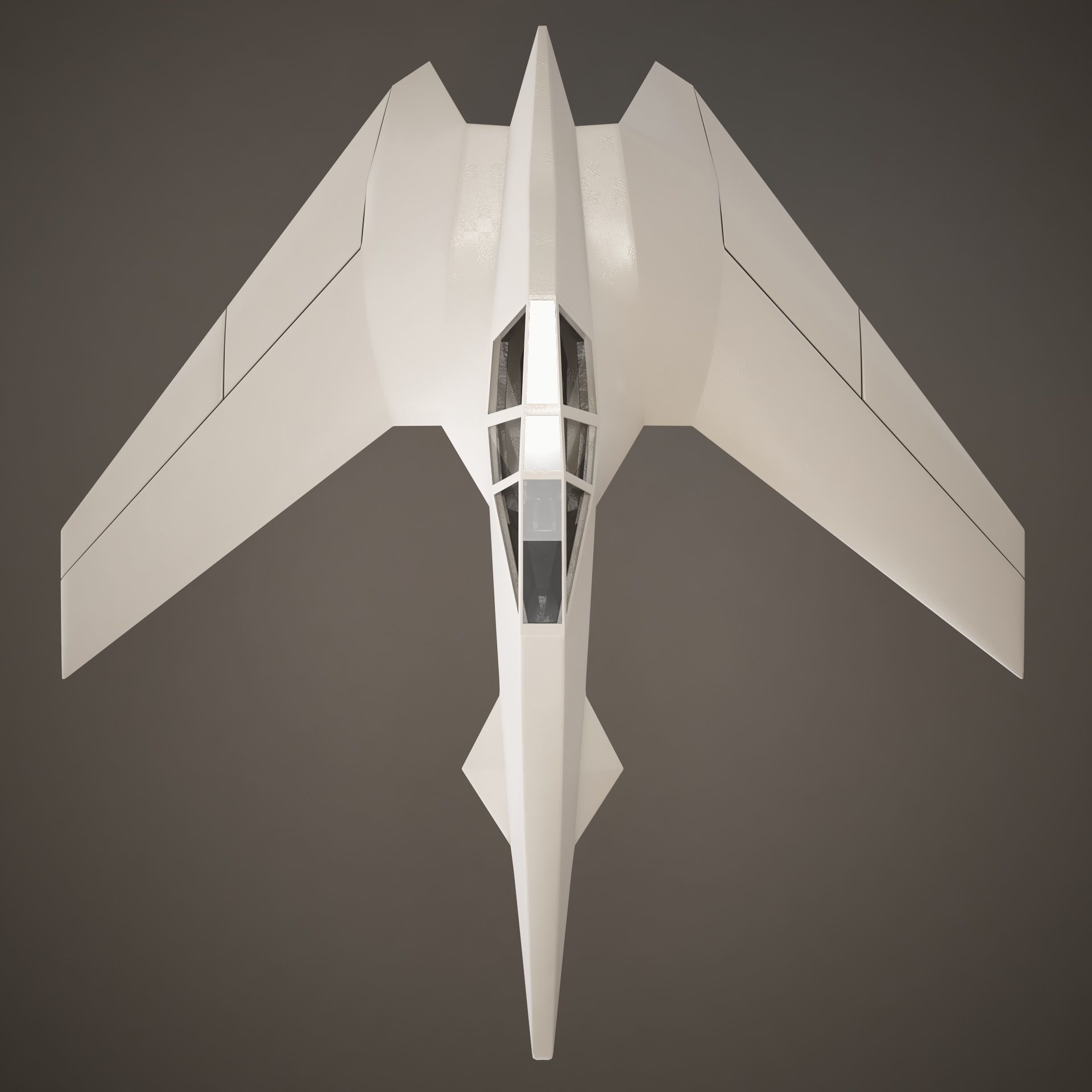 HD Spaceship 3D model_16