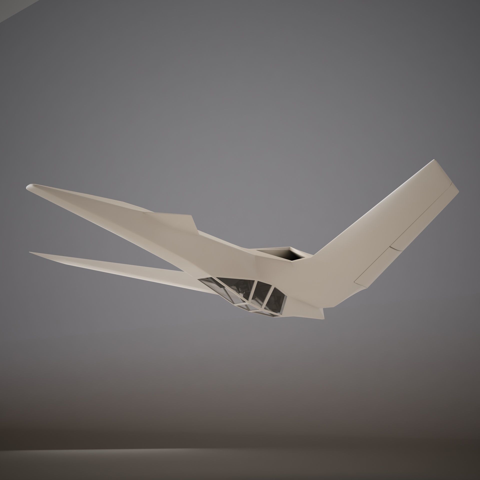 HD Spaceship 3D model_14