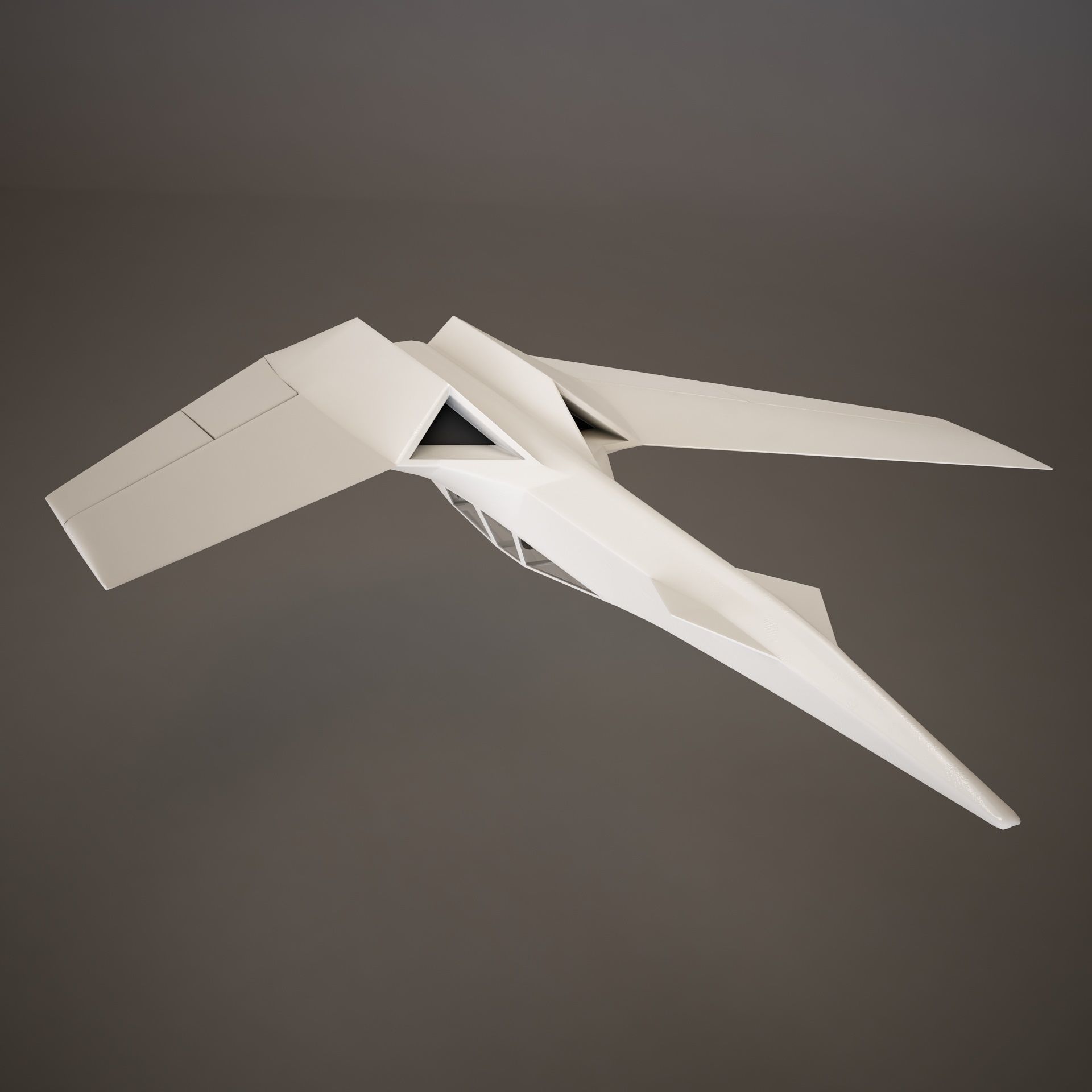 HD Spaceship 3D model_13