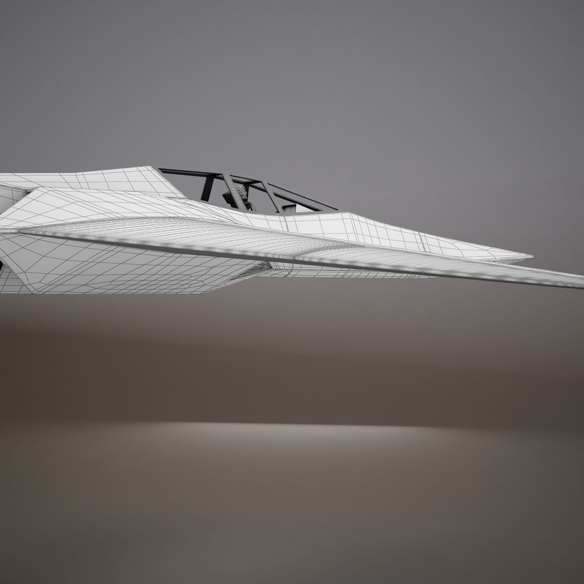 HD Spaceship 3D model_31