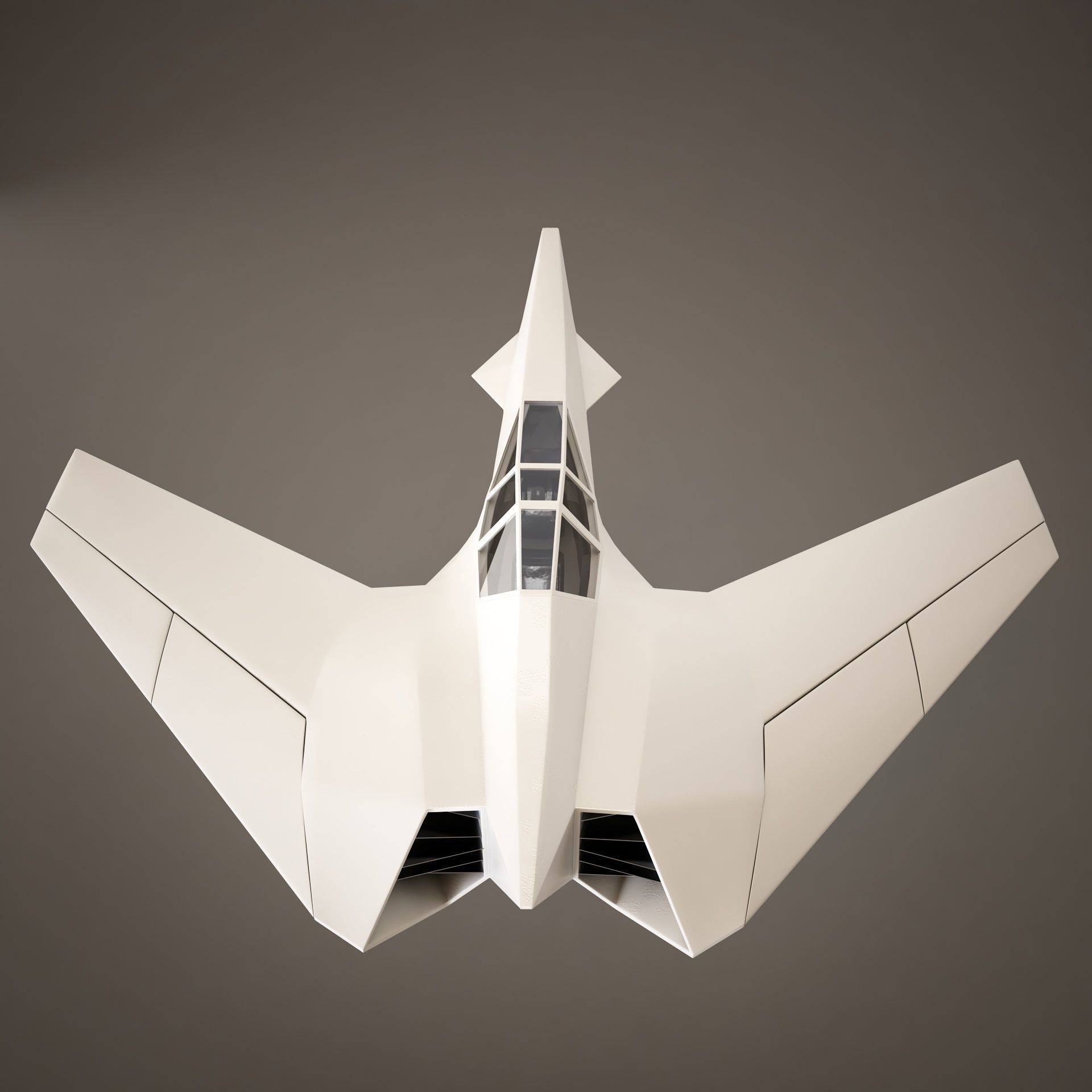 HD Spaceship 3D model_8