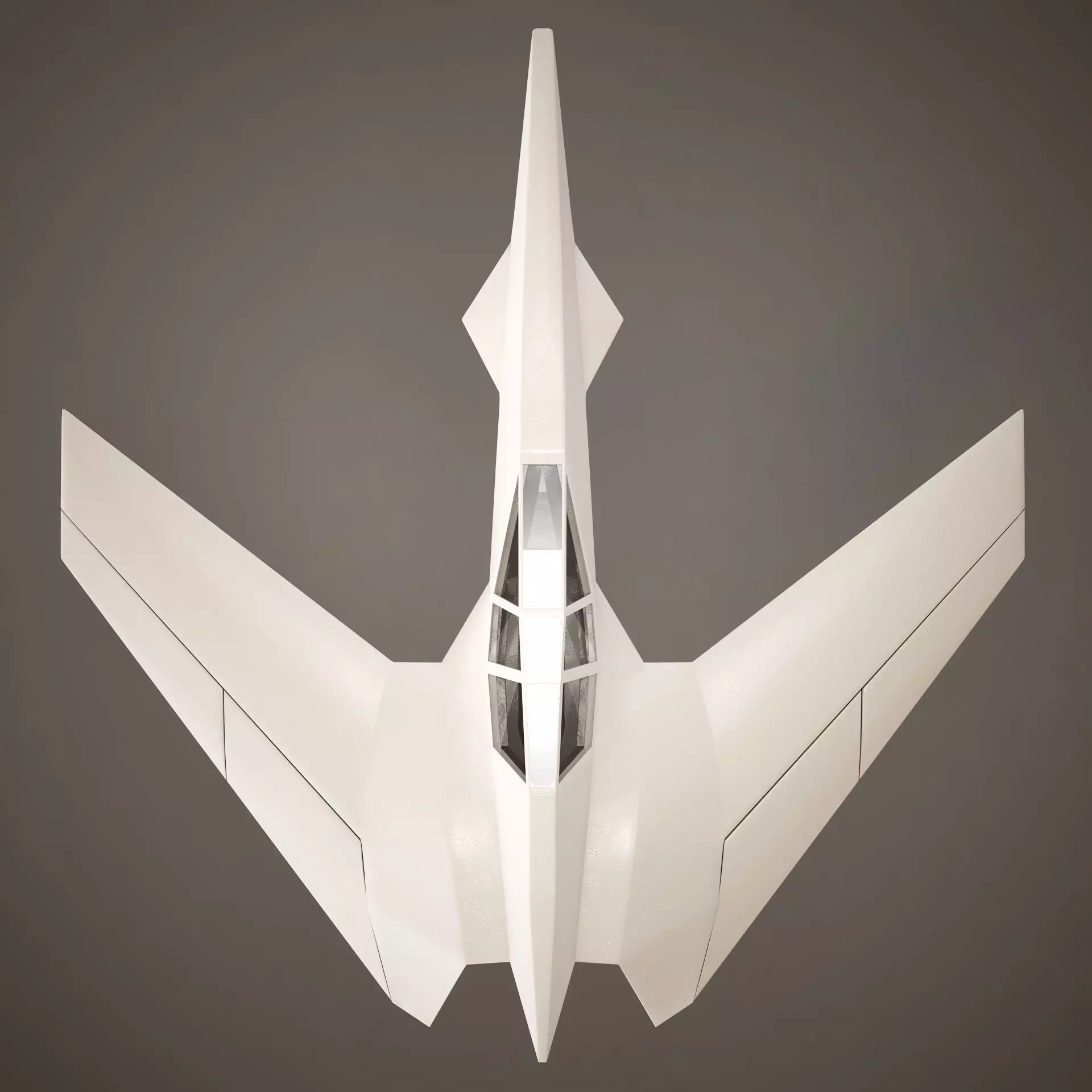 HD Spaceship 3D model_0