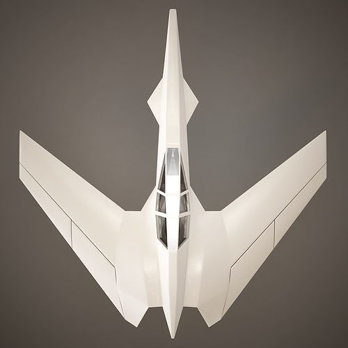 HD Spaceship 3D model