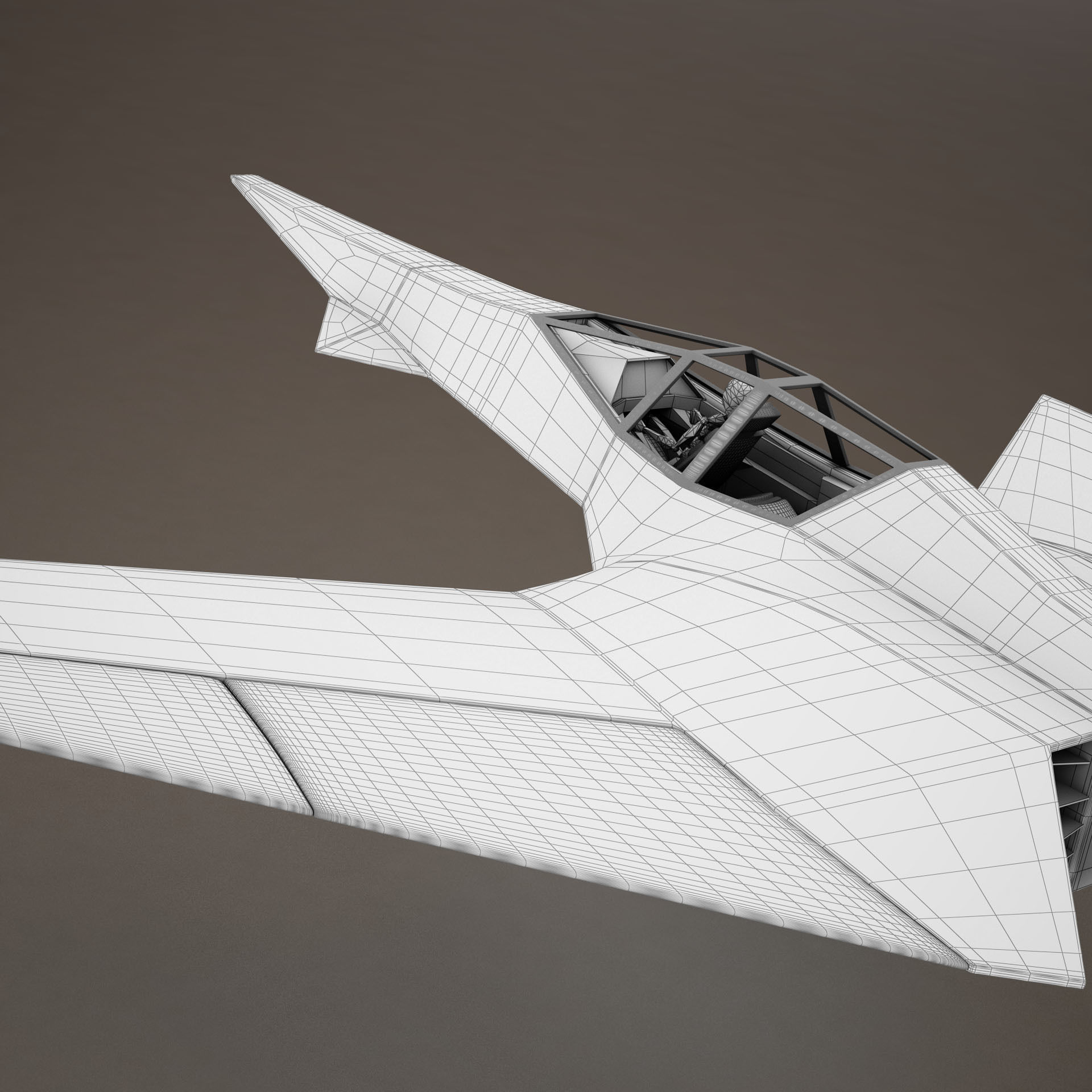 HD Spaceship 3D model_26