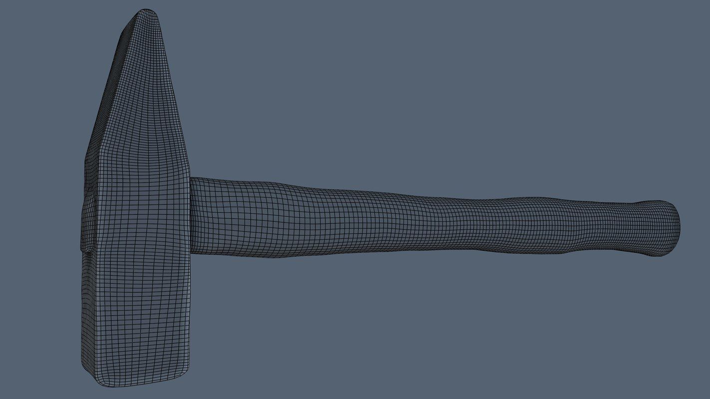 Hammer 3D model_2