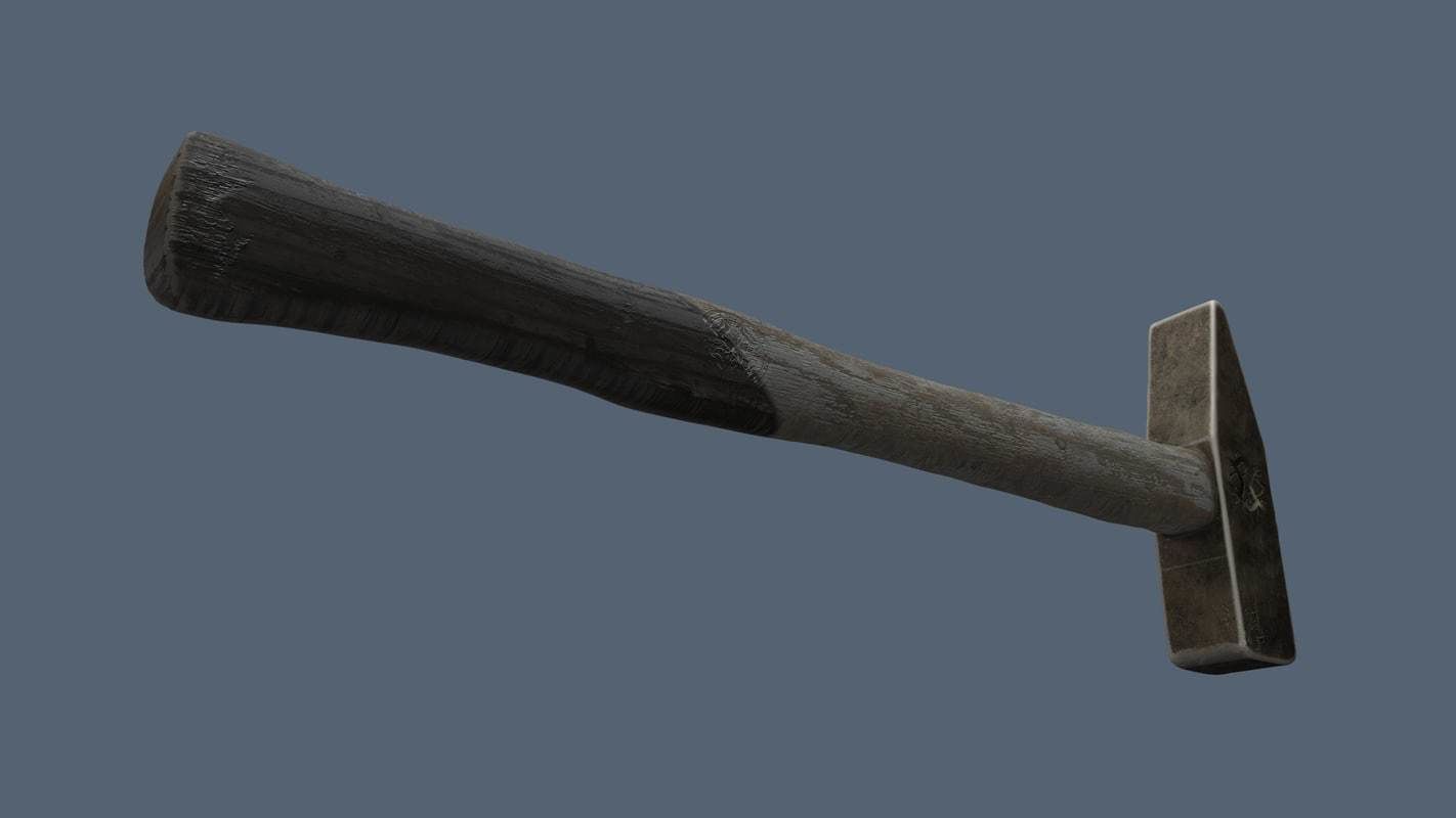 Hammer 3D model_1