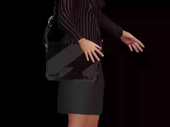 young and pretty school girl