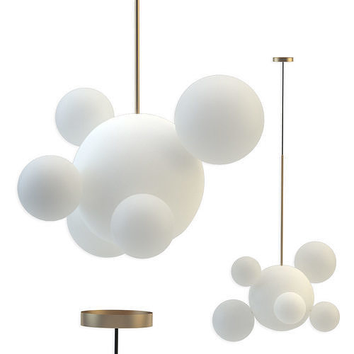 Giopato Coombes Bolle Frosted Pendant Bubbles 5 3D model