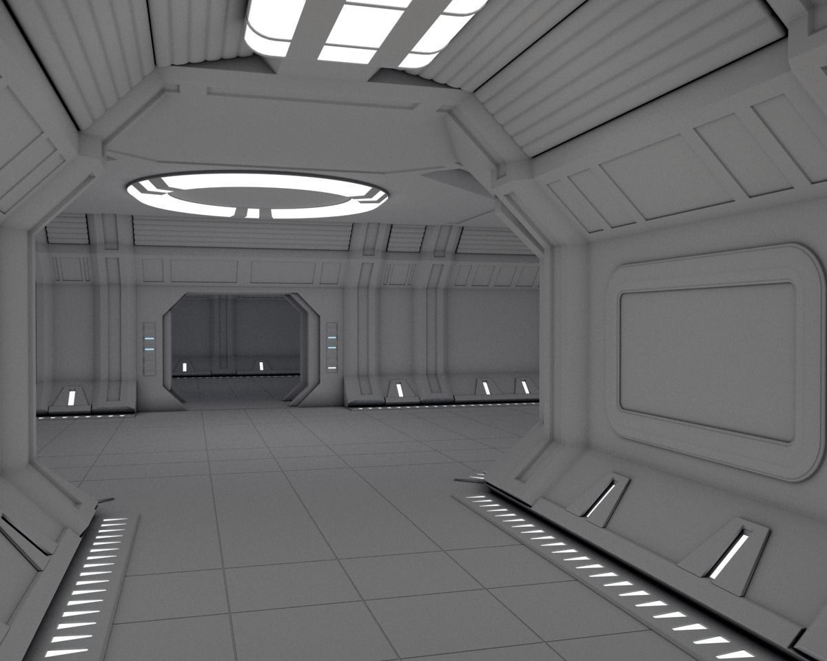 Modular Spaceship Interior MAX 3D model_22