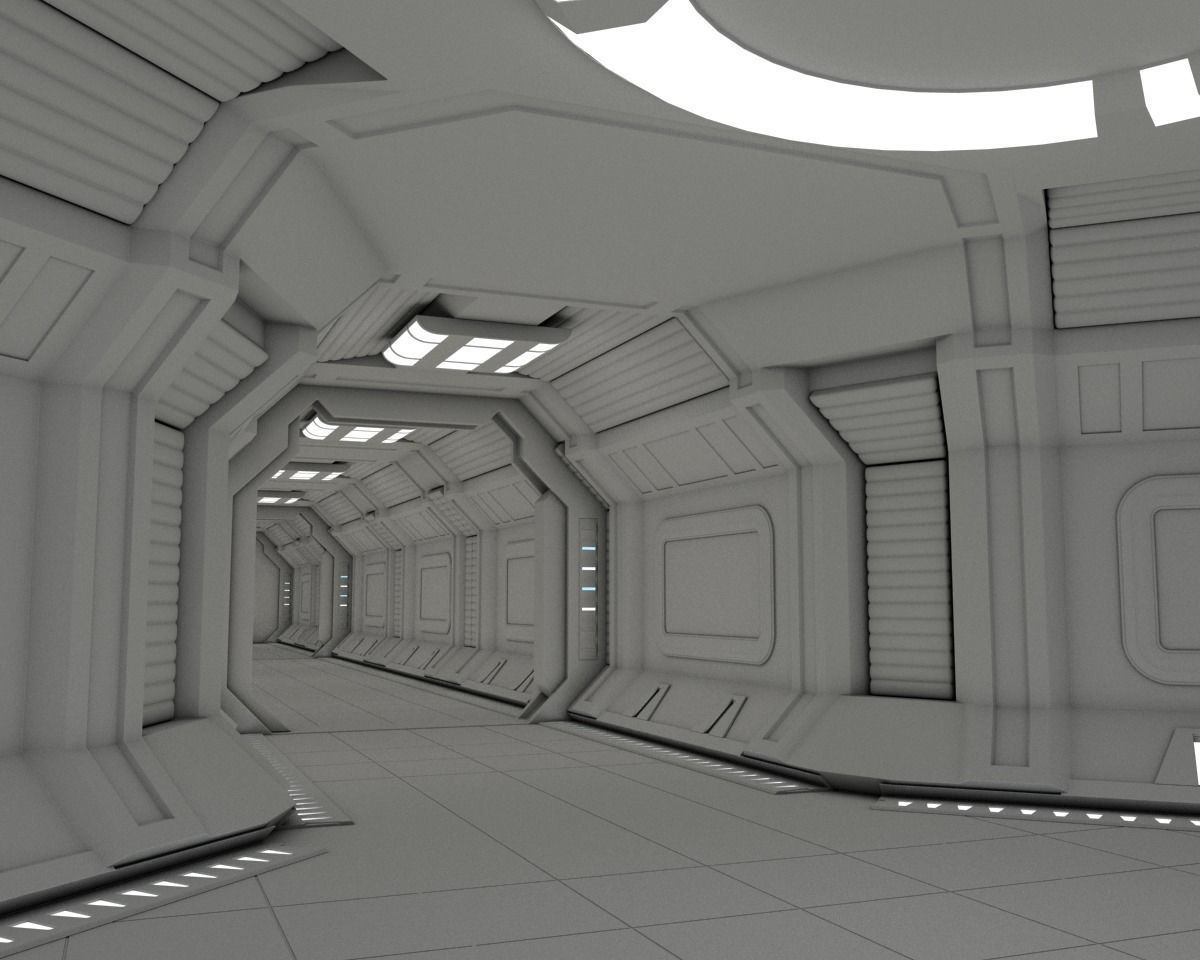 Modular Spaceship Interior MAX 3D model_20