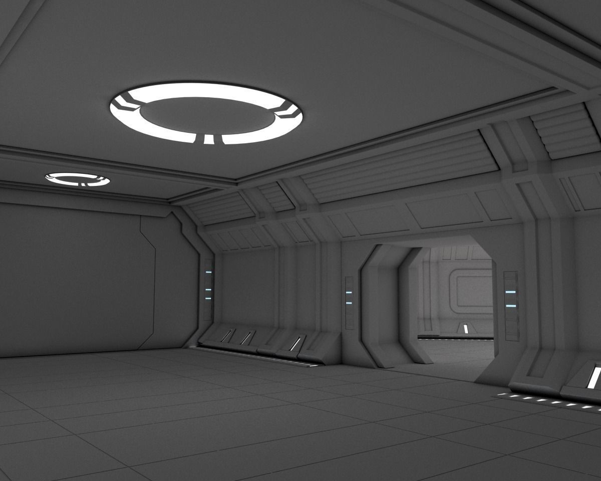 Modular Spaceship Interior MAX 3D model_26