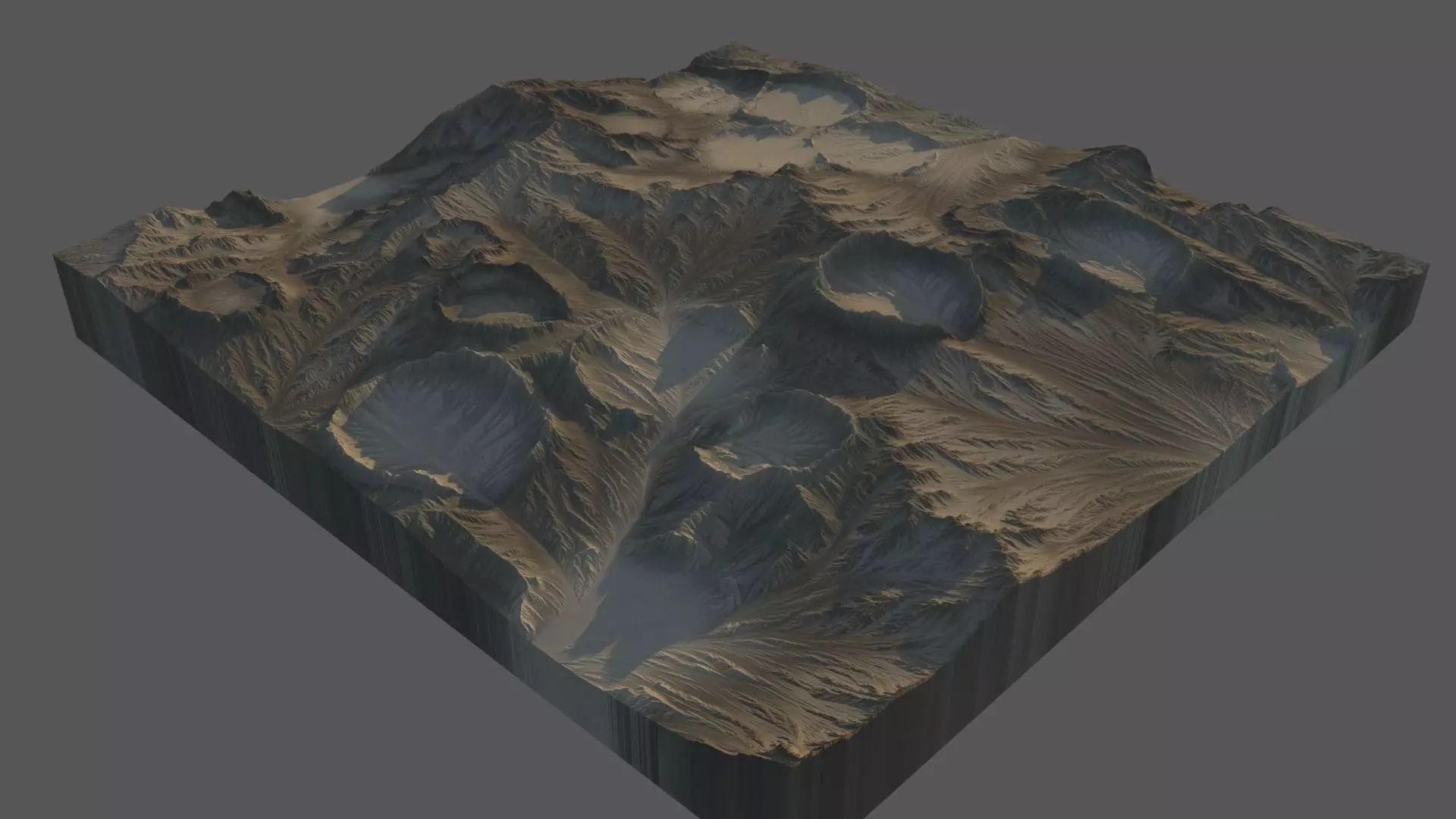 Moon Surface 3D model