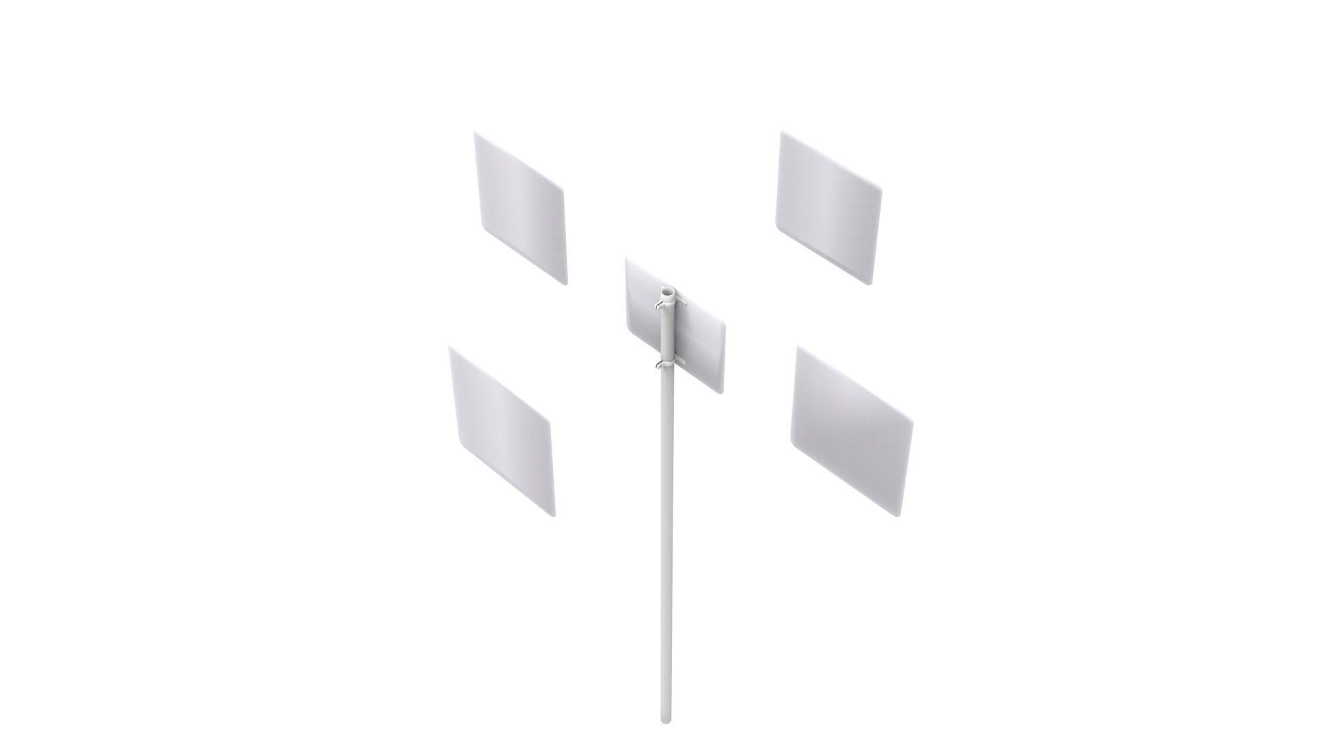 Road Sign - US - R14 Series Truck Routes 3D model_24