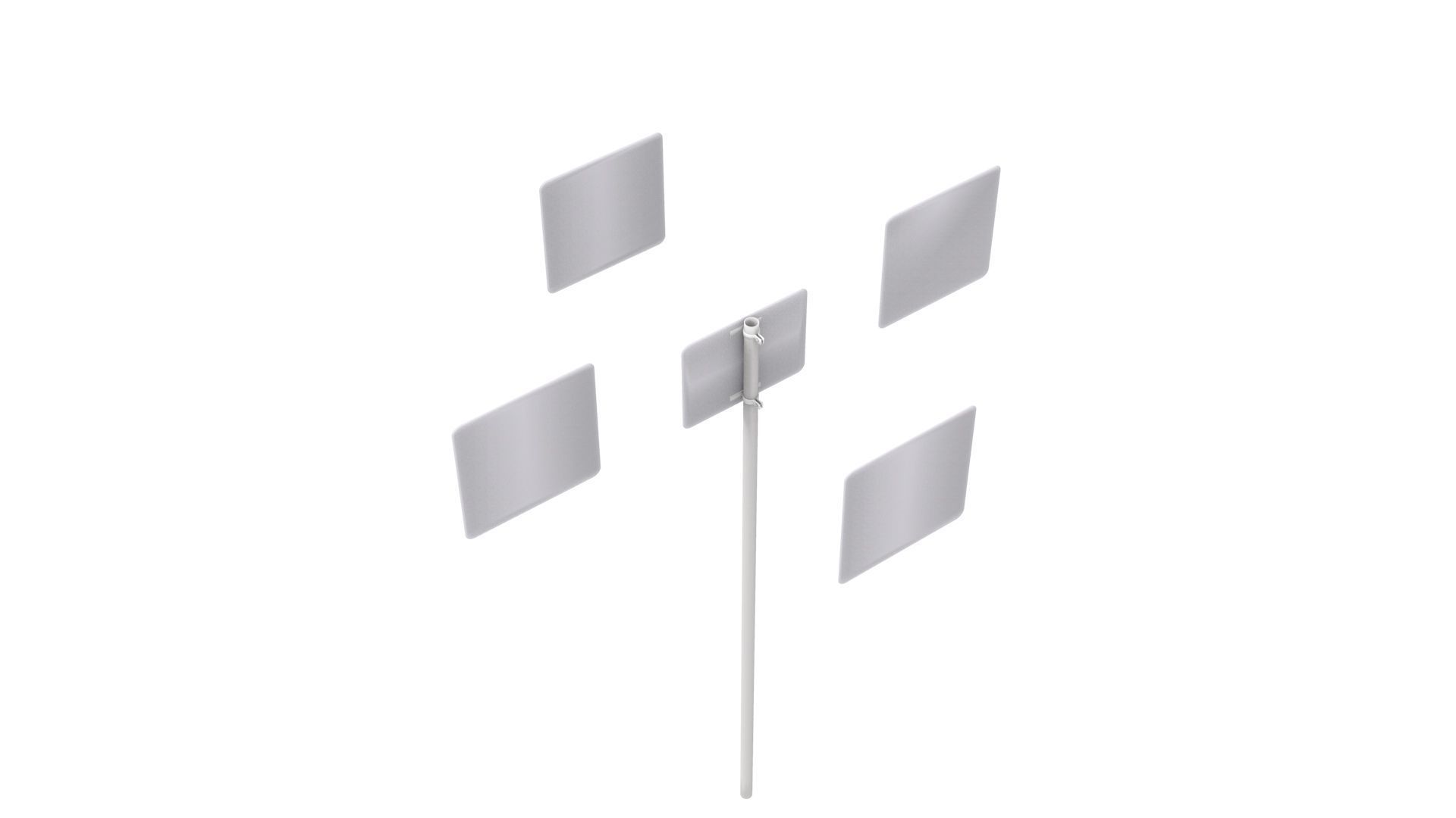 Road Sign - US - R14 Series Truck Routes 3D model_14