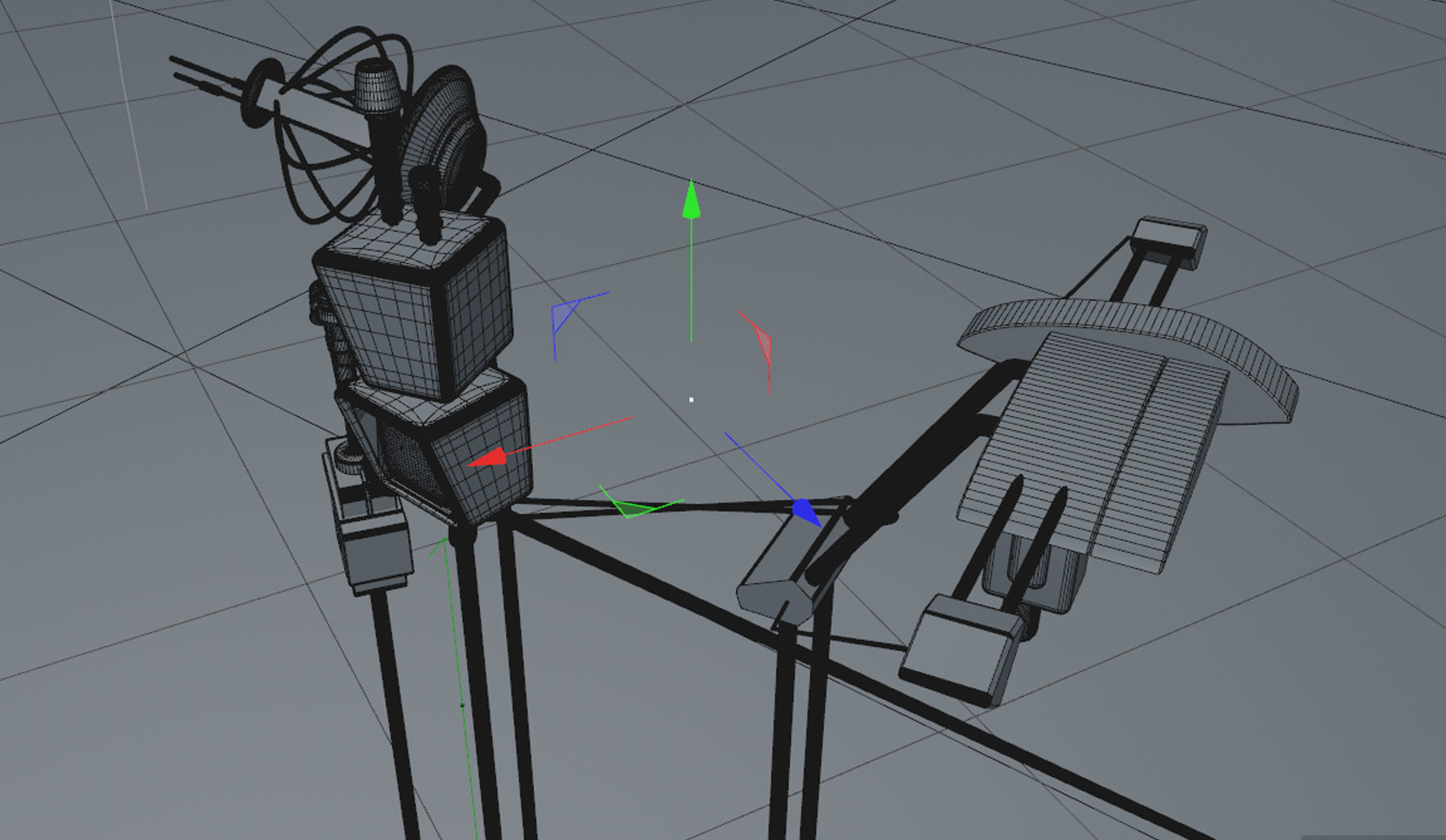 Small Display Set 3D model_5