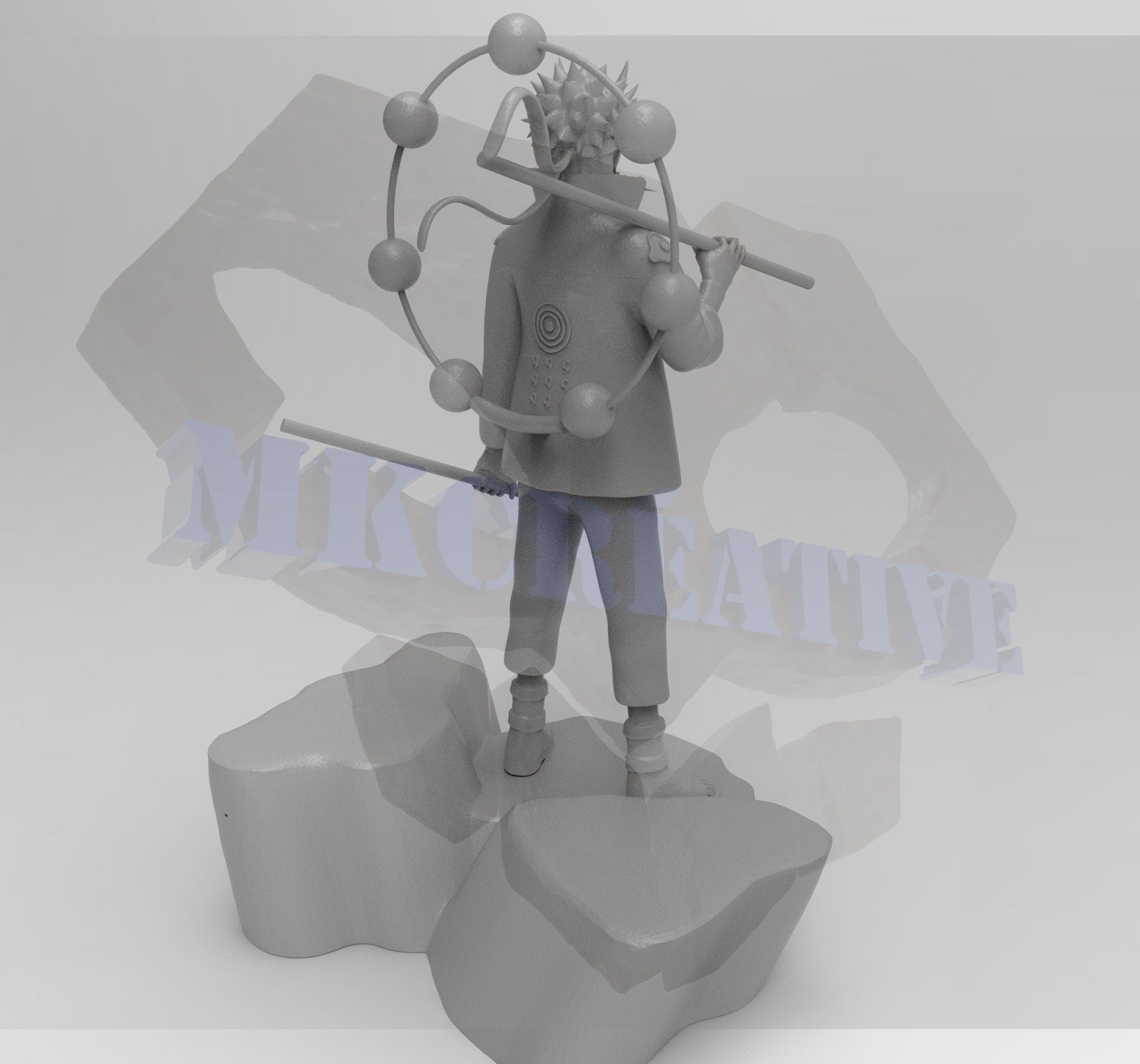 Naruto Rikudou Free 3D print model_4
