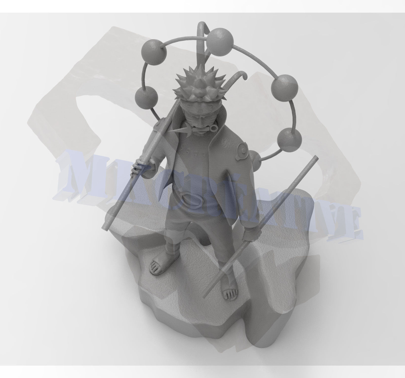 Naruto Rikudou Free 3D print model_3