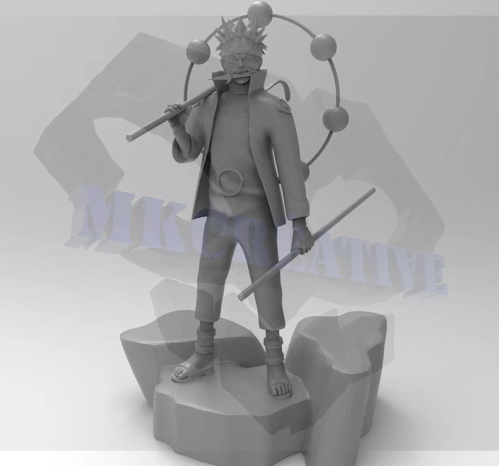 Naruto Rikudou Free 3D print model_0