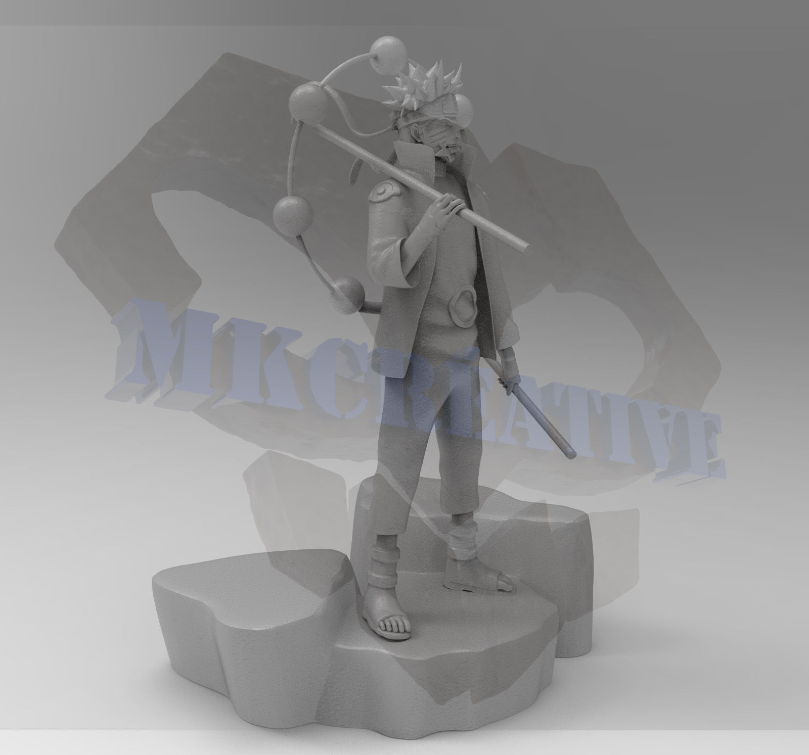 Naruto Rikudou Free 3D print model_2