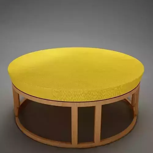 3D Classic 60s wood coffee table