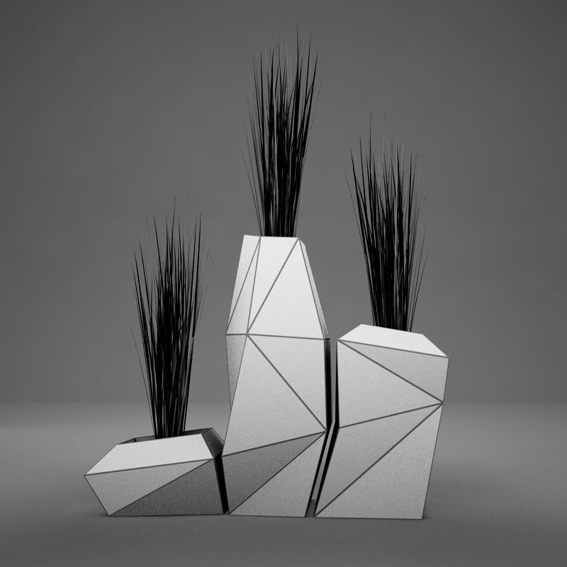 Modern plant living 3D model_13