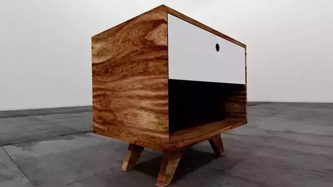 mueble buroe Low-poly 3D model