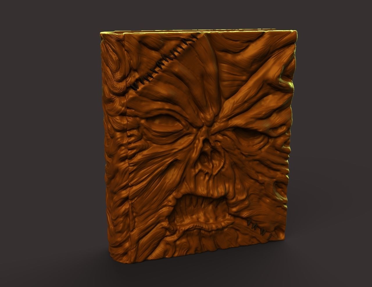 Necronomicon Ex-Mortis 3D print model_1