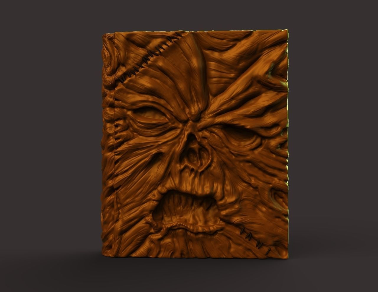 Necronomicon Ex-Mortis 3D print model_2