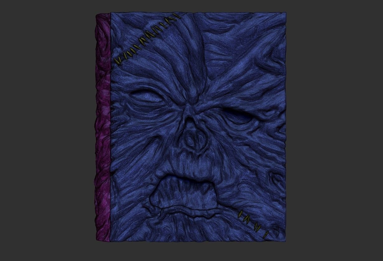 Necronomicon Ex-Mortis 3D print model_9