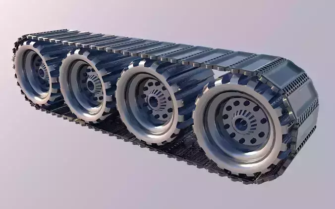 Tank wheel 3D model