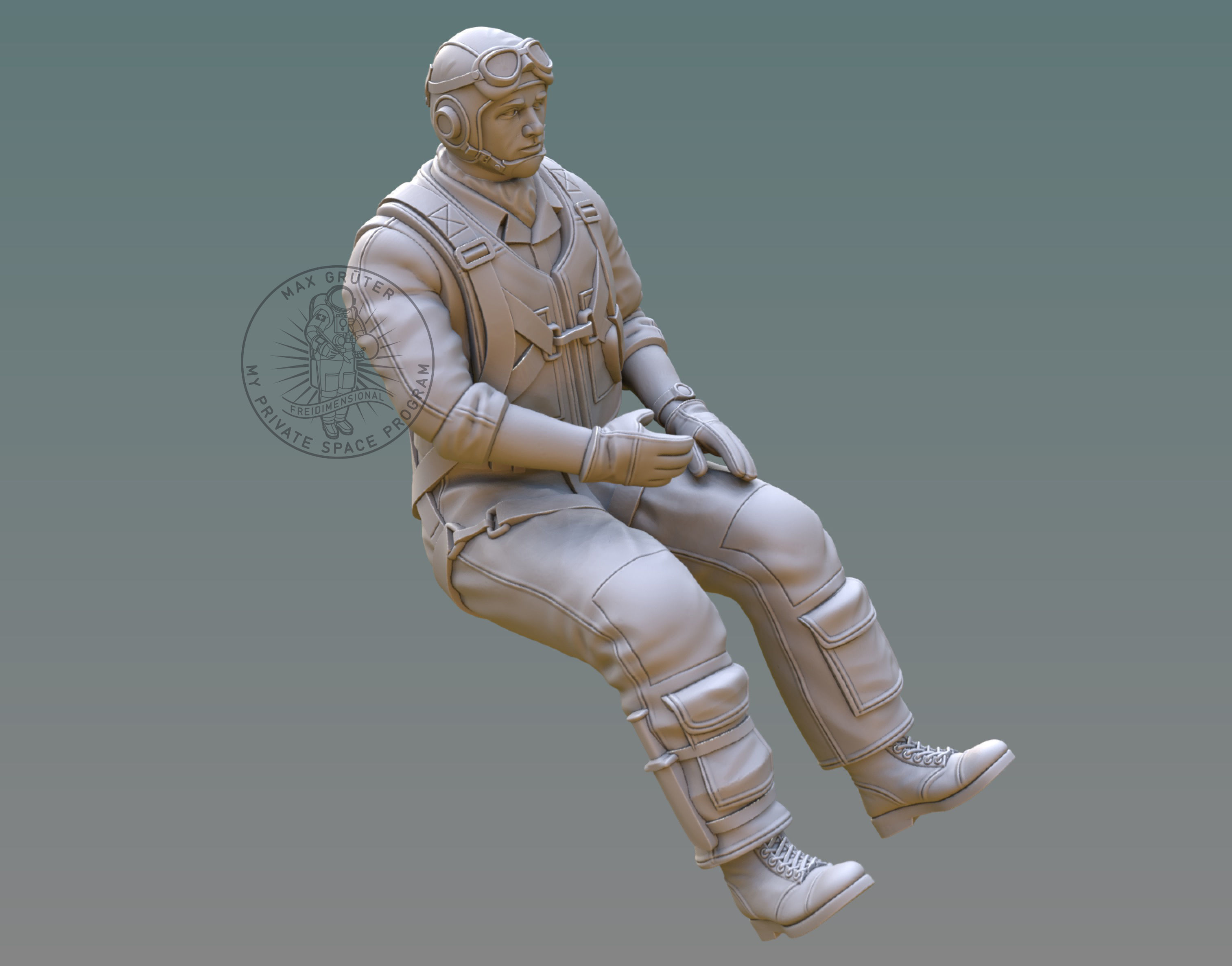 US NAVY PILOT 3D print model_1