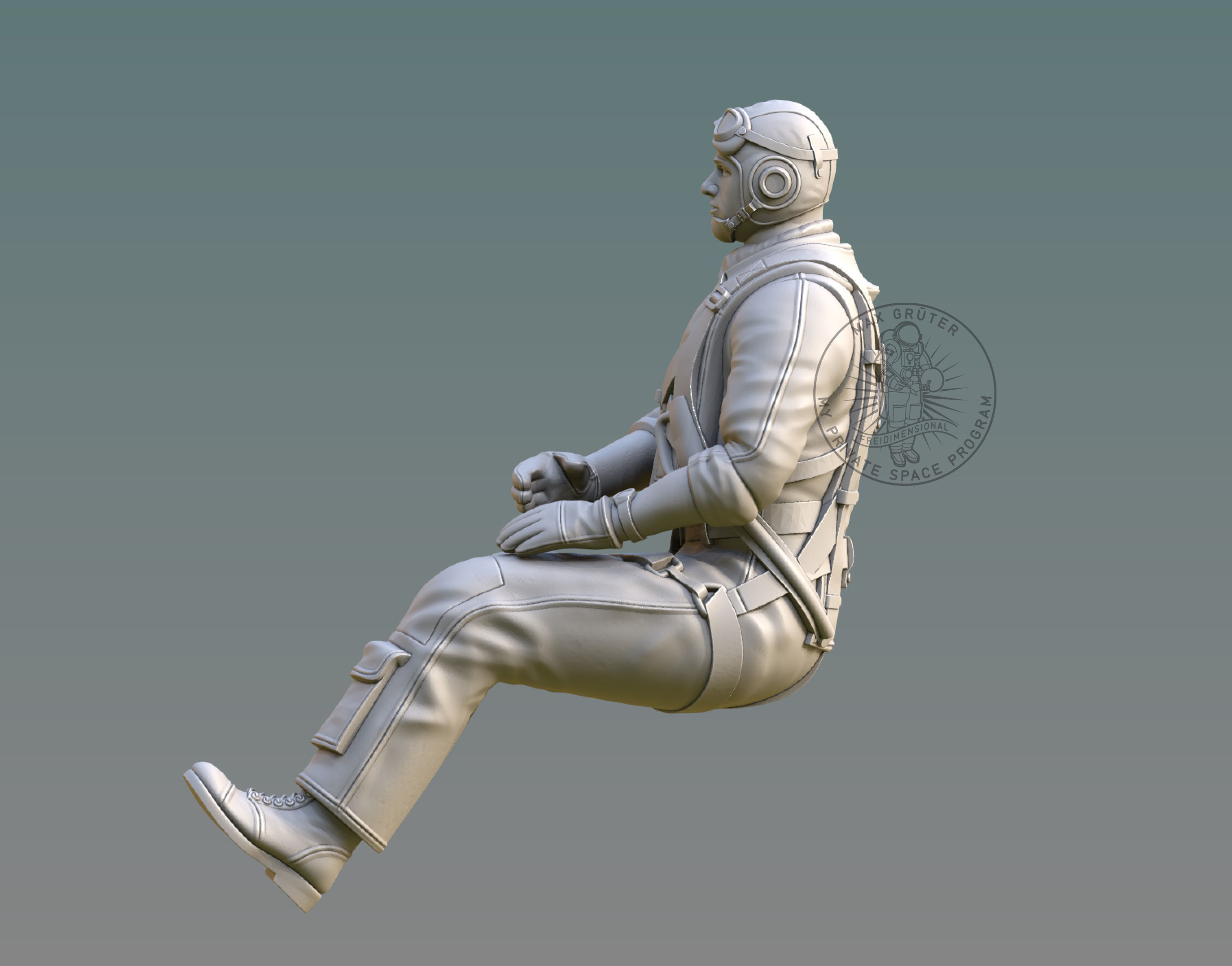 US NAVY PILOT 3D print model_3