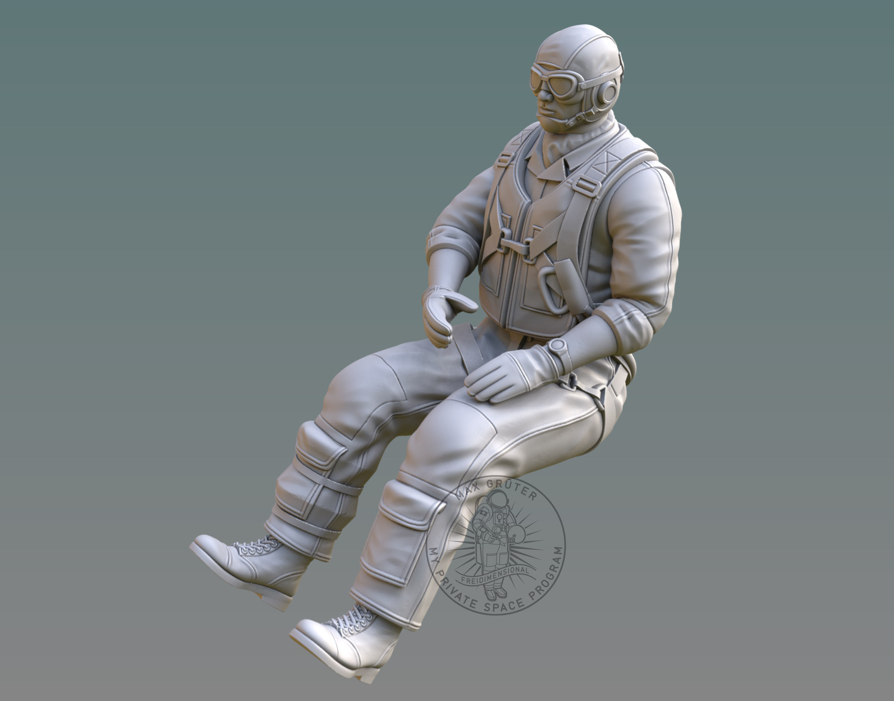 US NAVY PILOT 3D print model_2