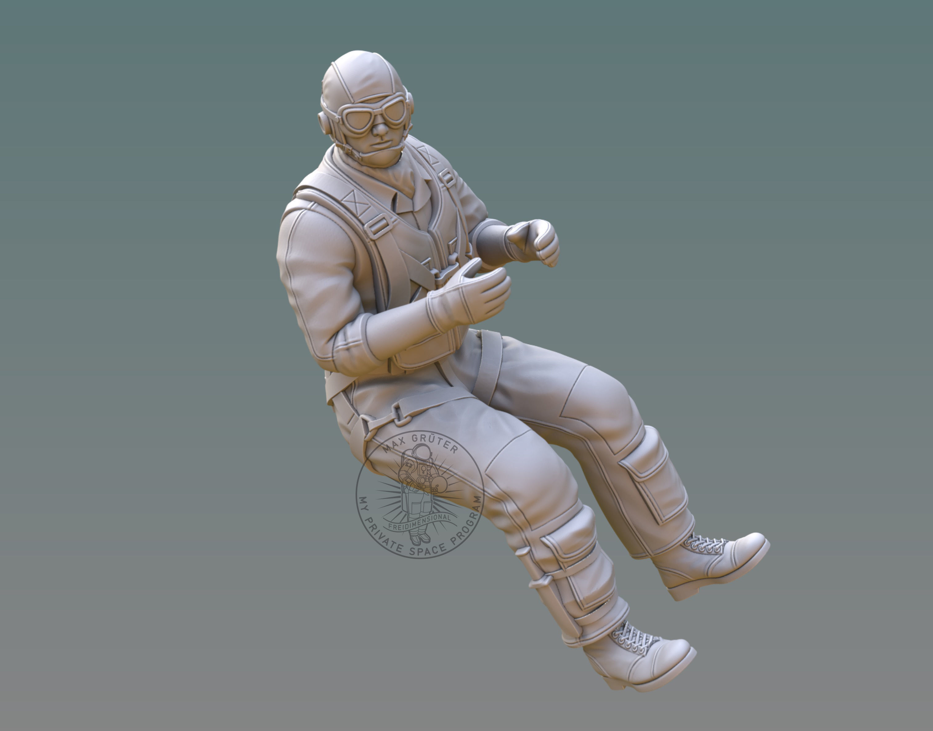 US NAVY PILOT 3D print model_6