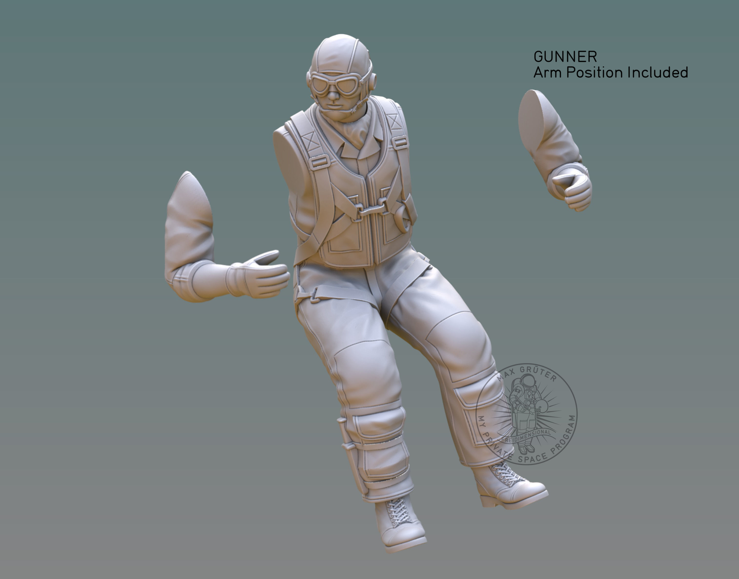US NAVY PILOT 3D print model_5