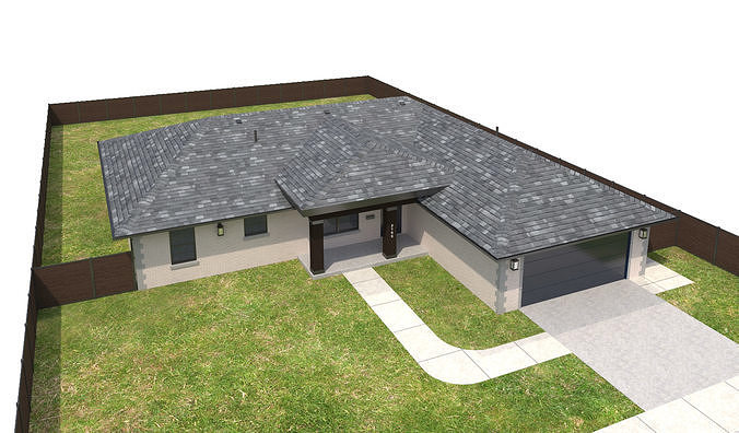 House-123 3D model 7